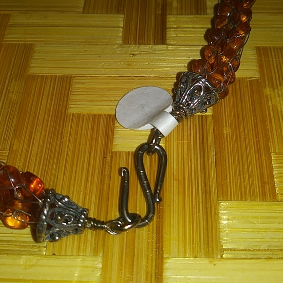 Handmade Amber Necklace - Picture 2 of 4